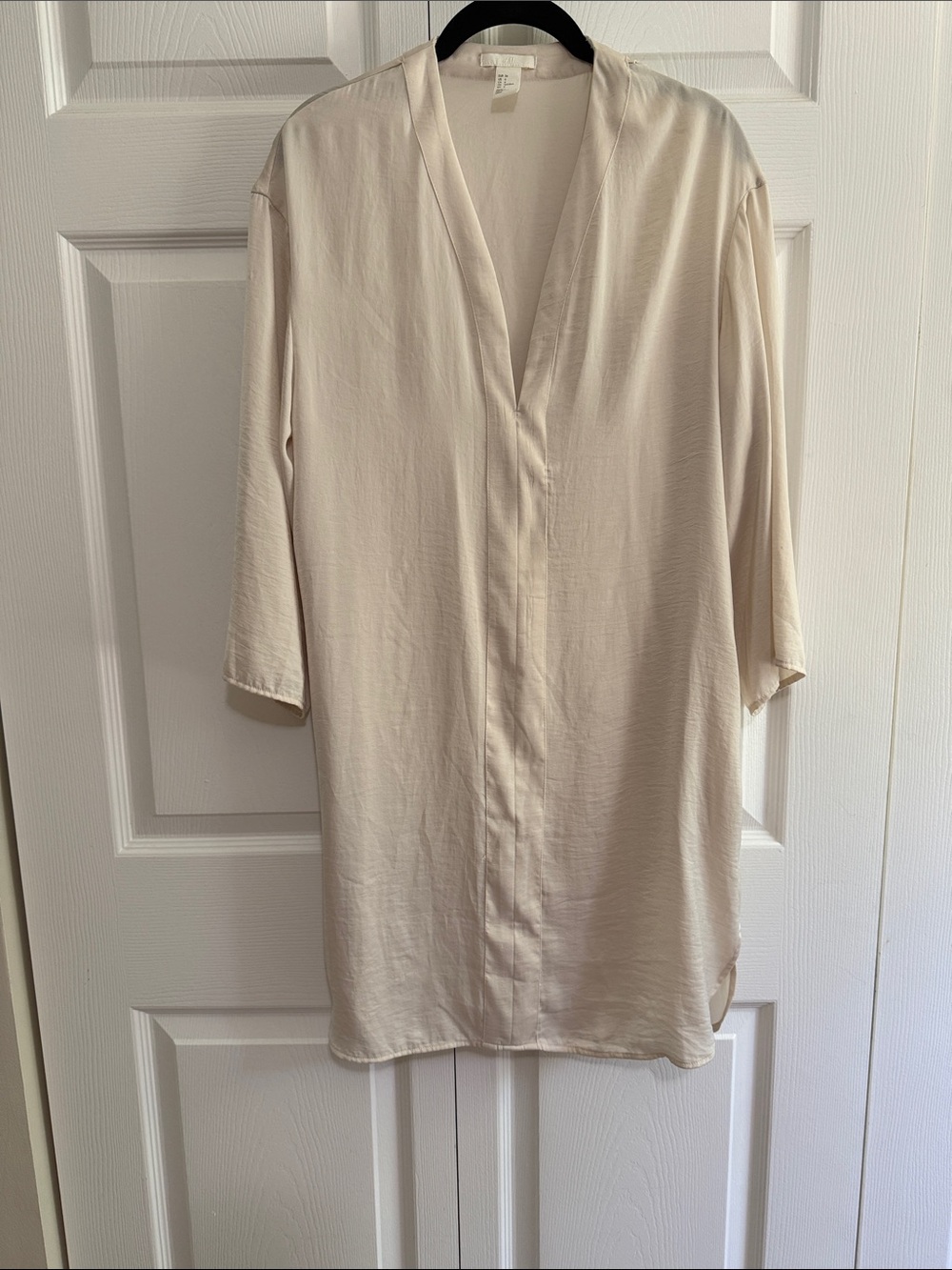 H&M Cream Mini Dress Tunic